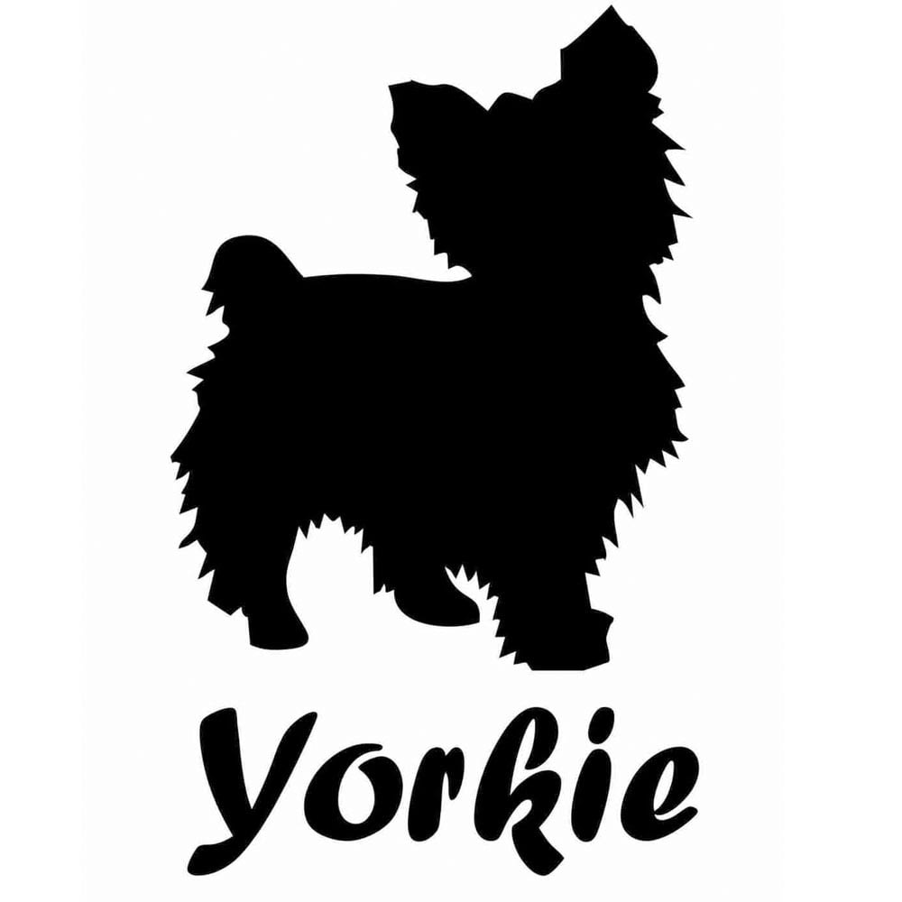 BIllabone Silhouette Stickers: Yorkie | Pet Hero