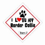Billabone - "I Love my Border Collie" On Board Sign