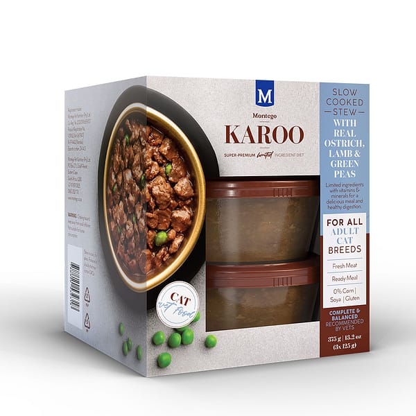 Karoo Slow Cooked Stew with Real Ostrich, Lamb & Green Peas