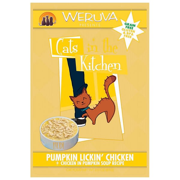 Weruva Cat in the Kitchen Pumpkin Lickin' Chicken Pouch