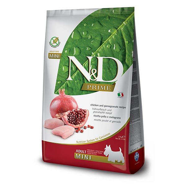 Farmina N&D Prime - Chicken & Pomegranate Recipe - Adult Dog Food (Mini)