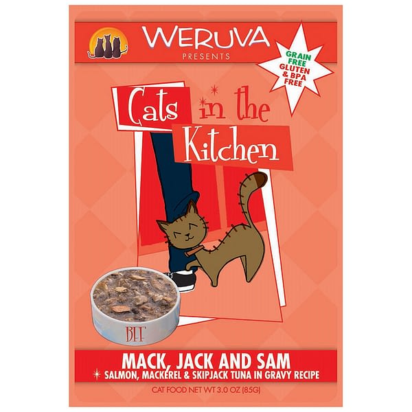 Weruva Cat in the Kitchen Mack, Jack and Sam Pouch