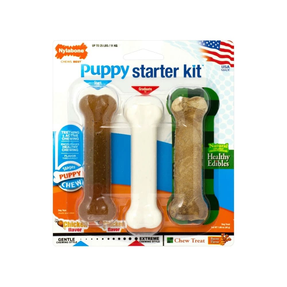 Nylabone Puppy Starter Kit (3pack) Pet Hero