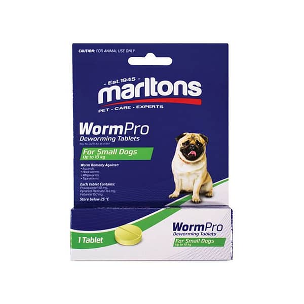Marltons WormPro for Dogs - Small Dogs