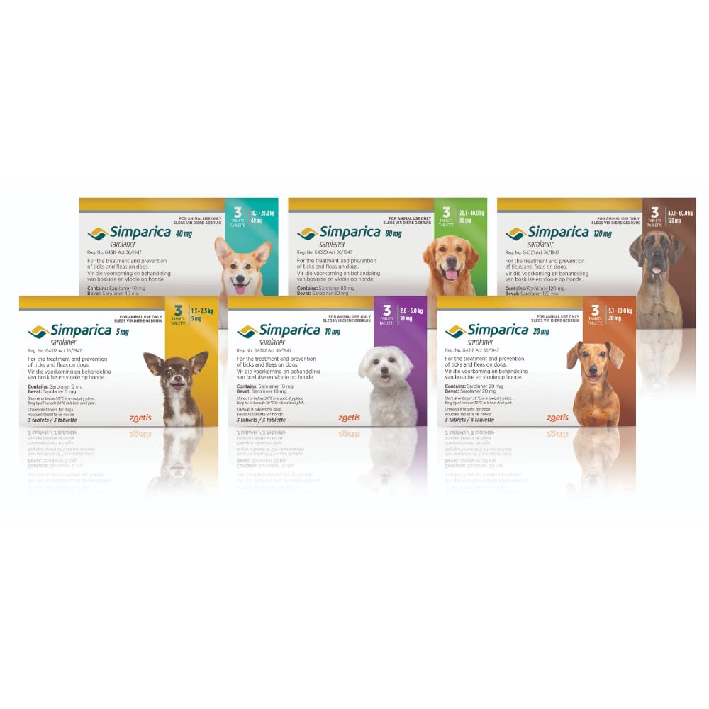 simparica sarolaner chewable tablets
