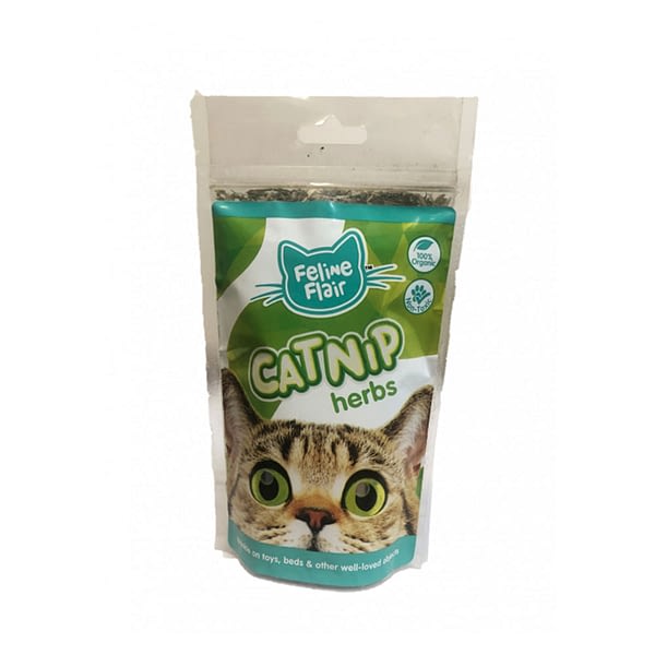 Feline Flair Catnip Herbs Ziplock Bag