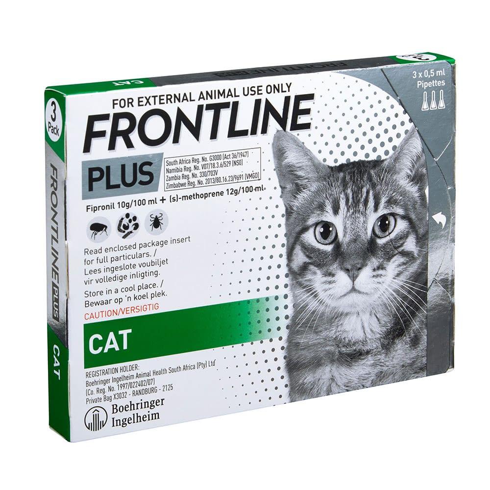 FRONTLINE Plus Cats Box Of 3 Pet Hero