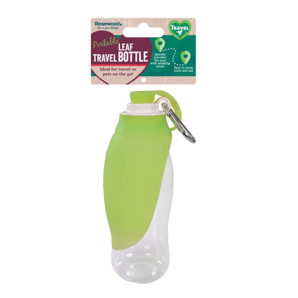 pet travel bottle leaf