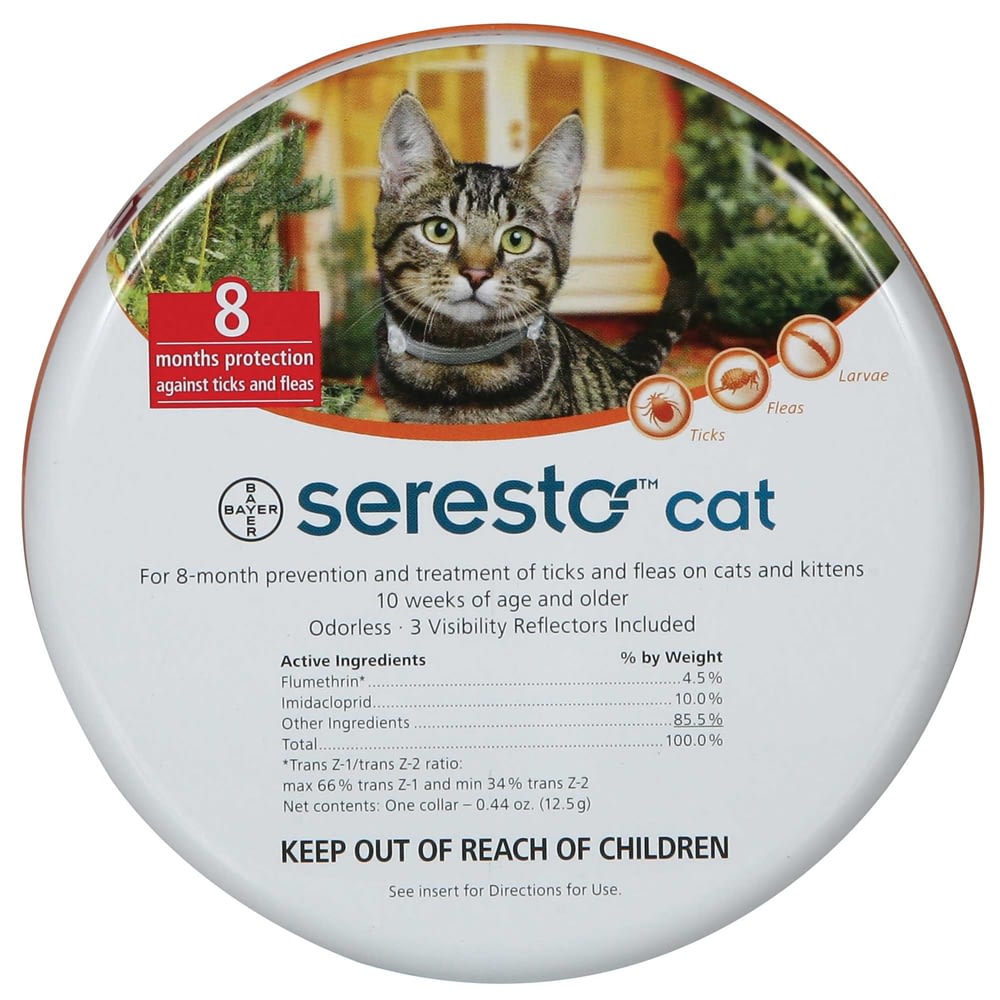 Seresto Collar For Tick And Flea Treatment For Cats Pet Hero