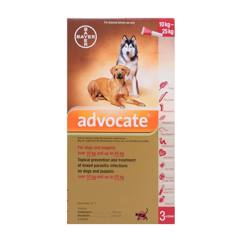 Advocate flea clearance treatment for puppies