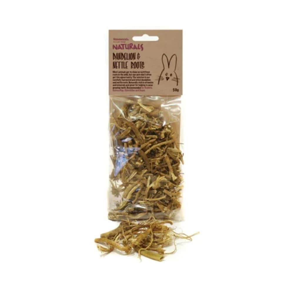 Rosewood Dandelion & Nettle Roots Treats for Small Animals