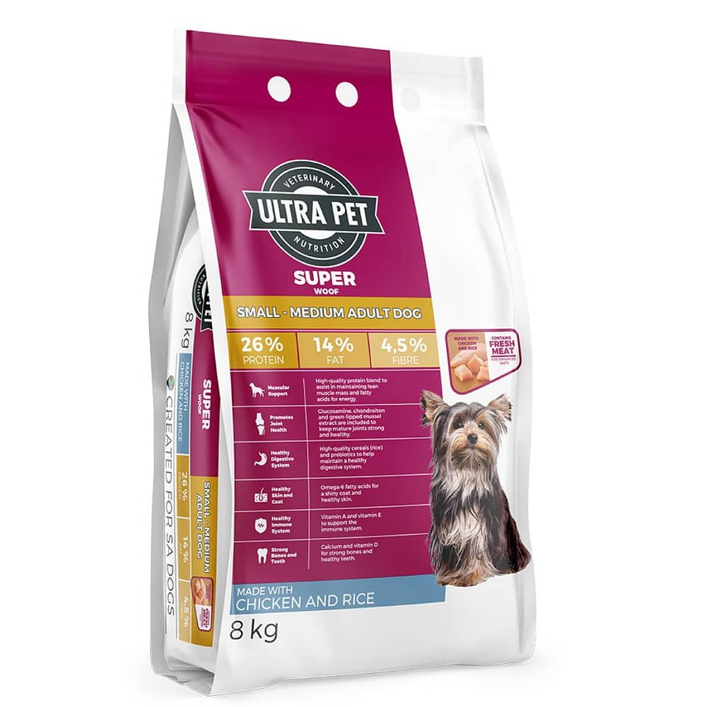 Ultra Pet - Dog Superwoof Small to Medium Adult – Chicken and Rice
