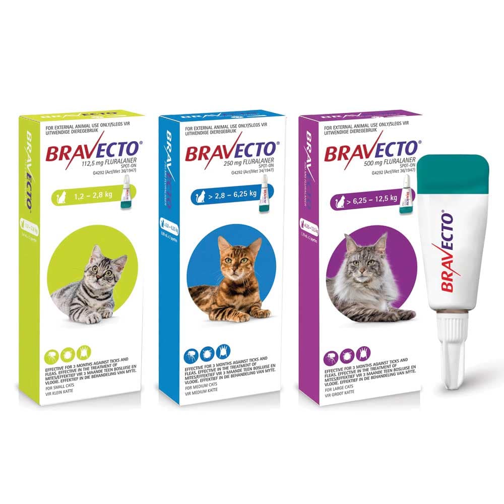 Bravecto Spot-On For Cats Pet Hero