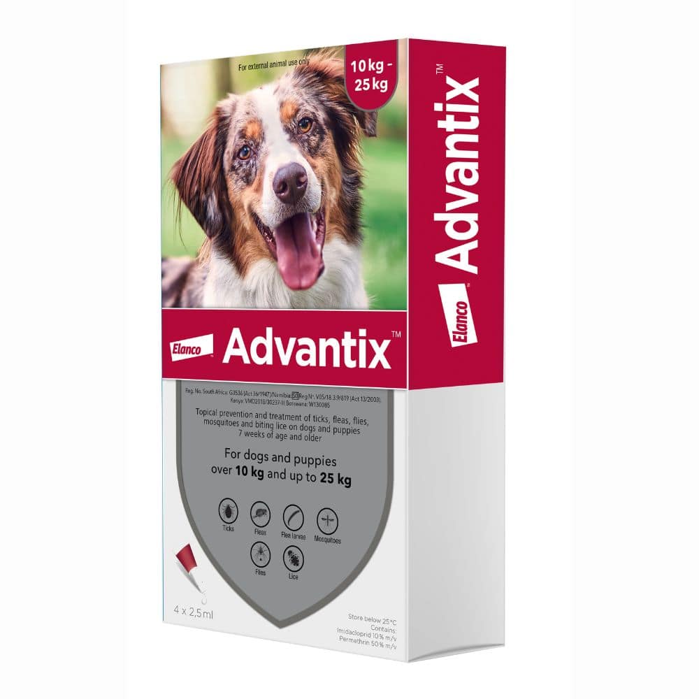 Advantix Treat Dogs Against Fleas, Flies Ticks Pet Hero