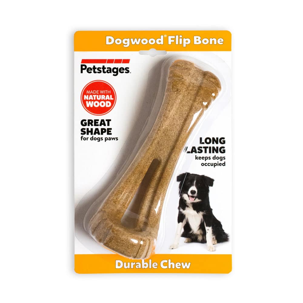 Petstages Flip and Chew Bone Dog Toy Pet Hero
