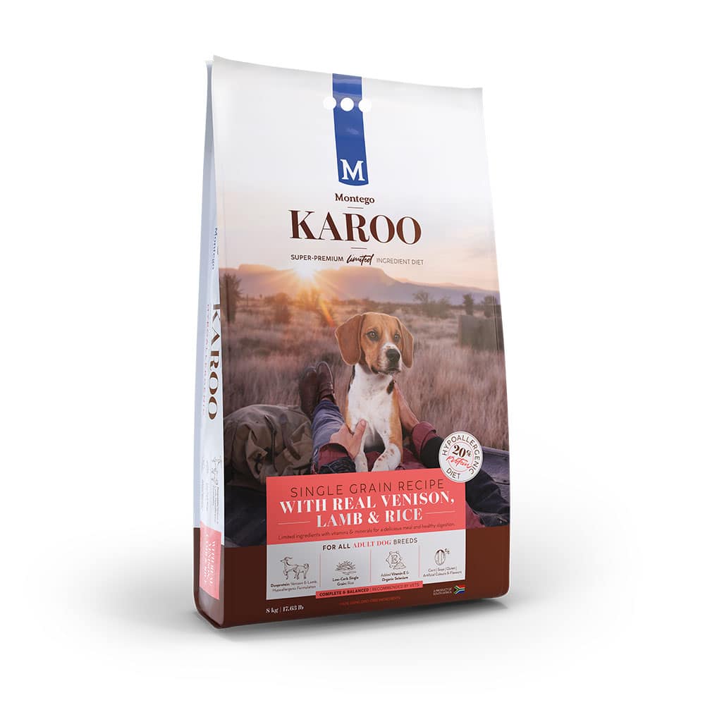 A closer look at Venison And Lamb Puppy Kibble