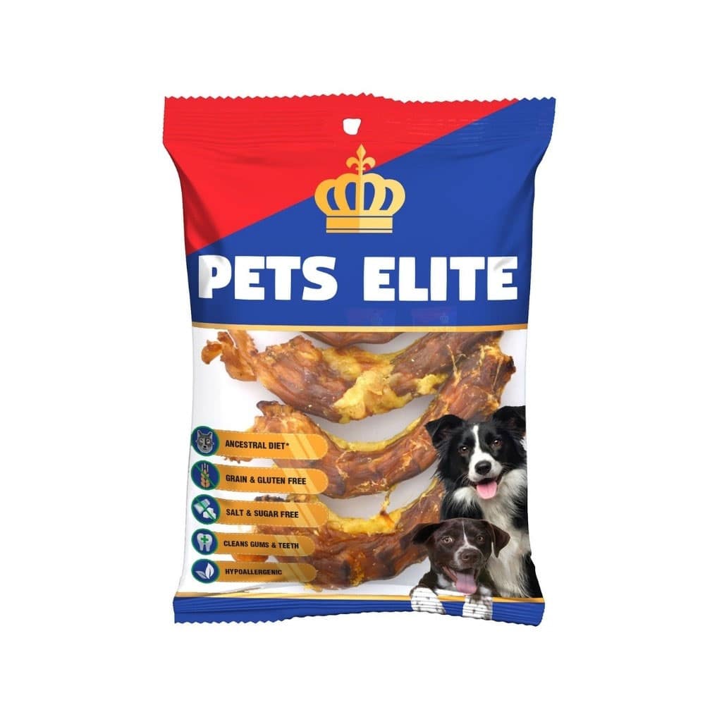 Pets Elite Dry Chicken Neck Dog Treats Pet Hero
