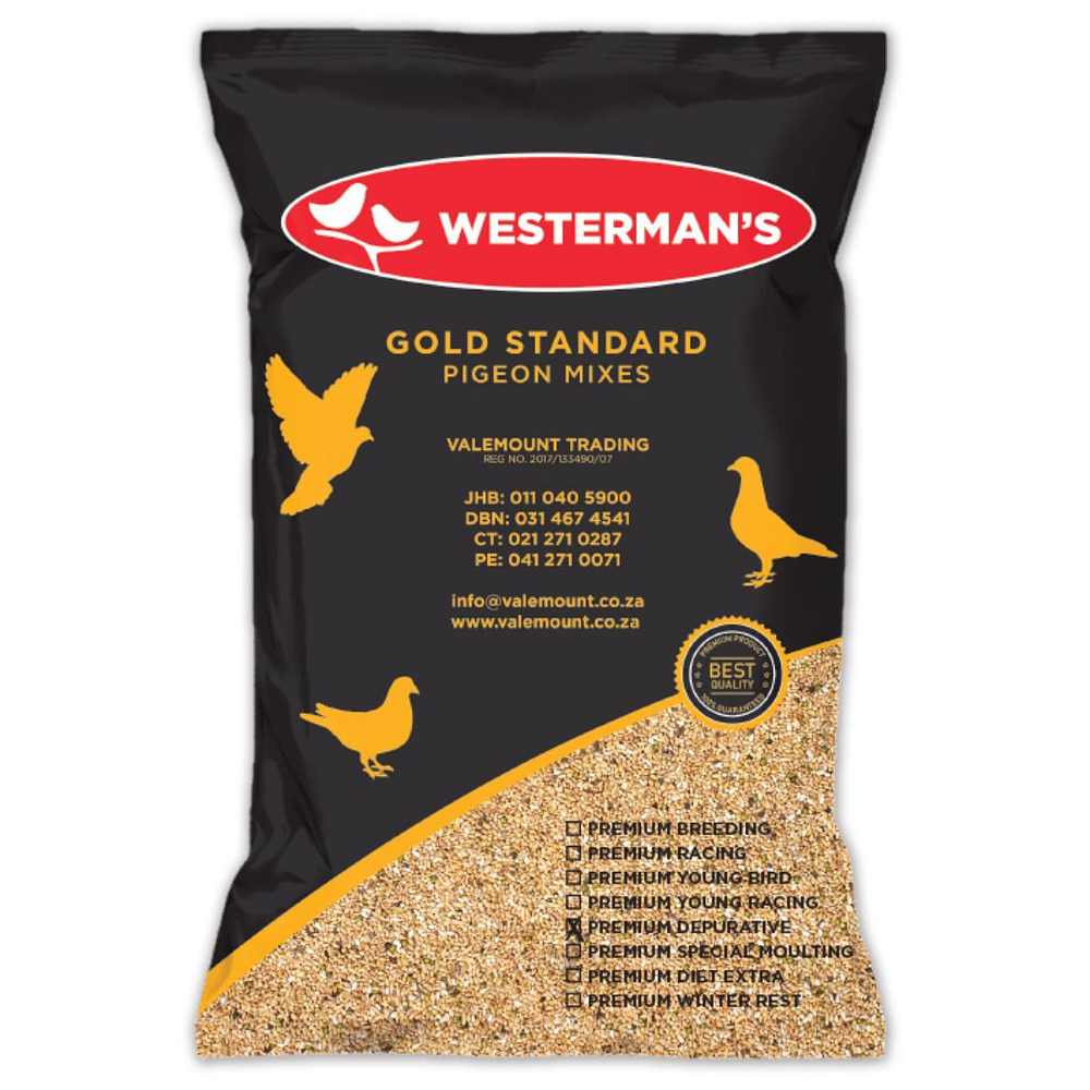 Westerman’s Gold Standard Premium Depurative Pigeon Food