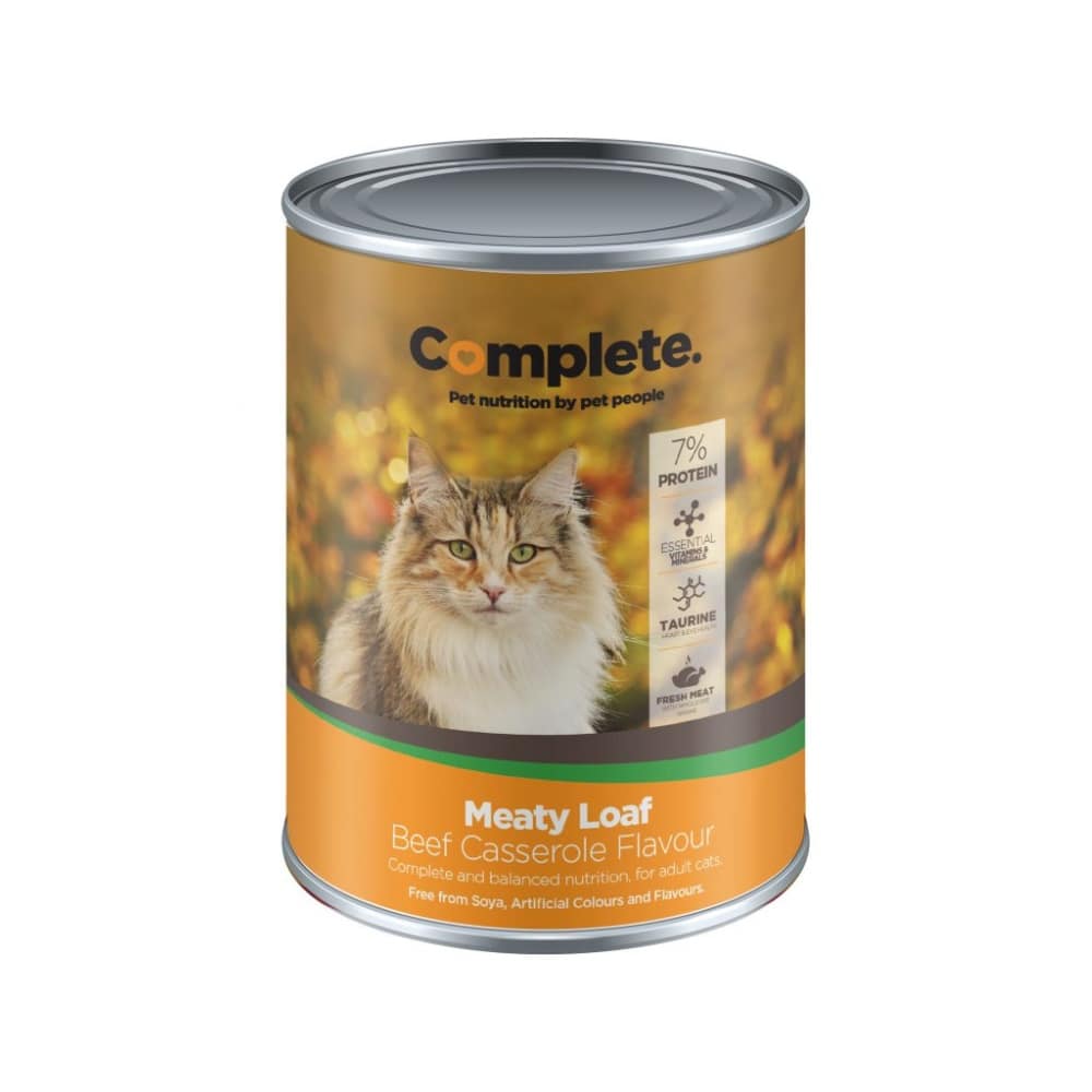 Complete Wet Cat Food Beef Casserole | Pet Hero - Haddock And Beef Wet Food For Kittens With Cochlear Dysplasia