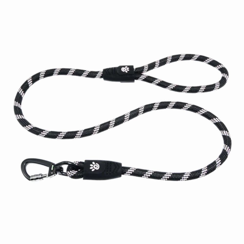 Reflective Rope Dog Lead Foam Padded Handle 5ft Strong Extra Strong Reflective  Dog Leash With Foam Padded Handle - 5ft (150cm) Nylon Rope Lead Strong  Nylon Rope Dog Lead Reflective Dog Leash Dog Rope with Padded Handle 150cm for Small M
