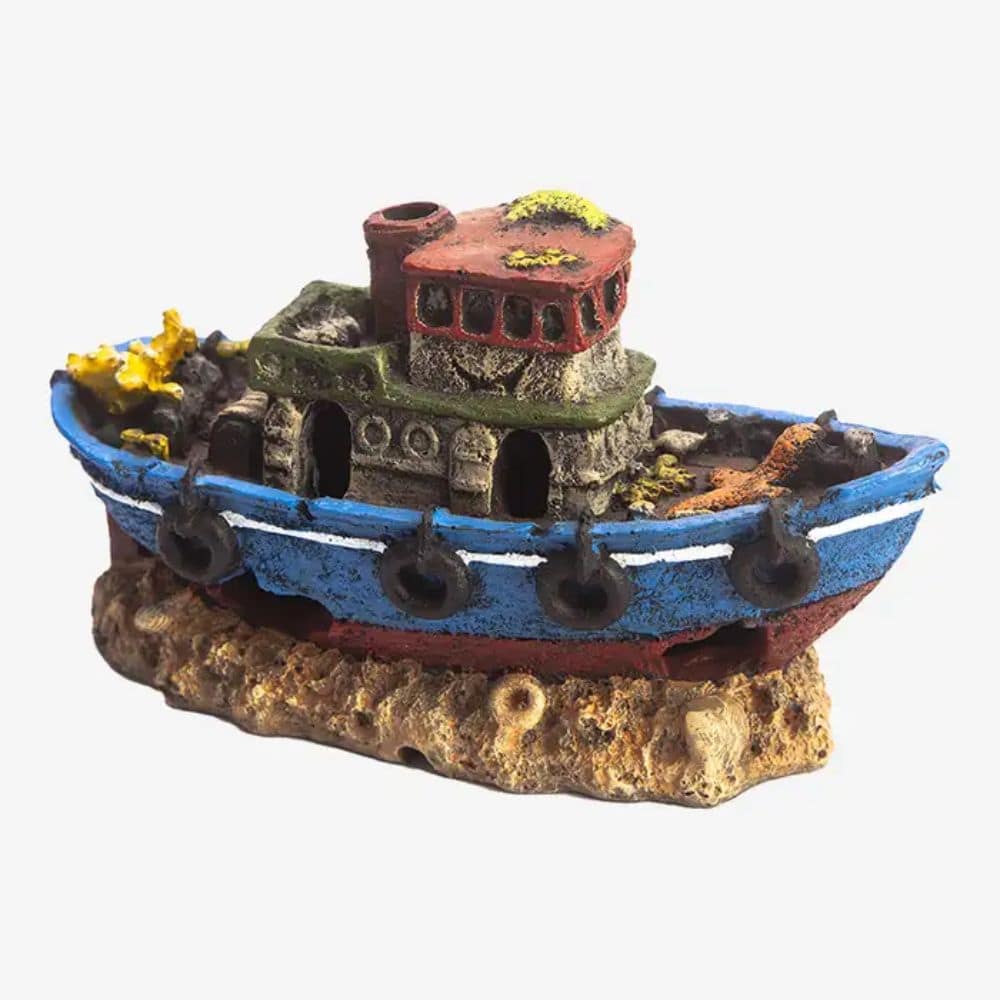 Zugo Aquarium Ornaments - Rocky Shipwreck | Pet Hero