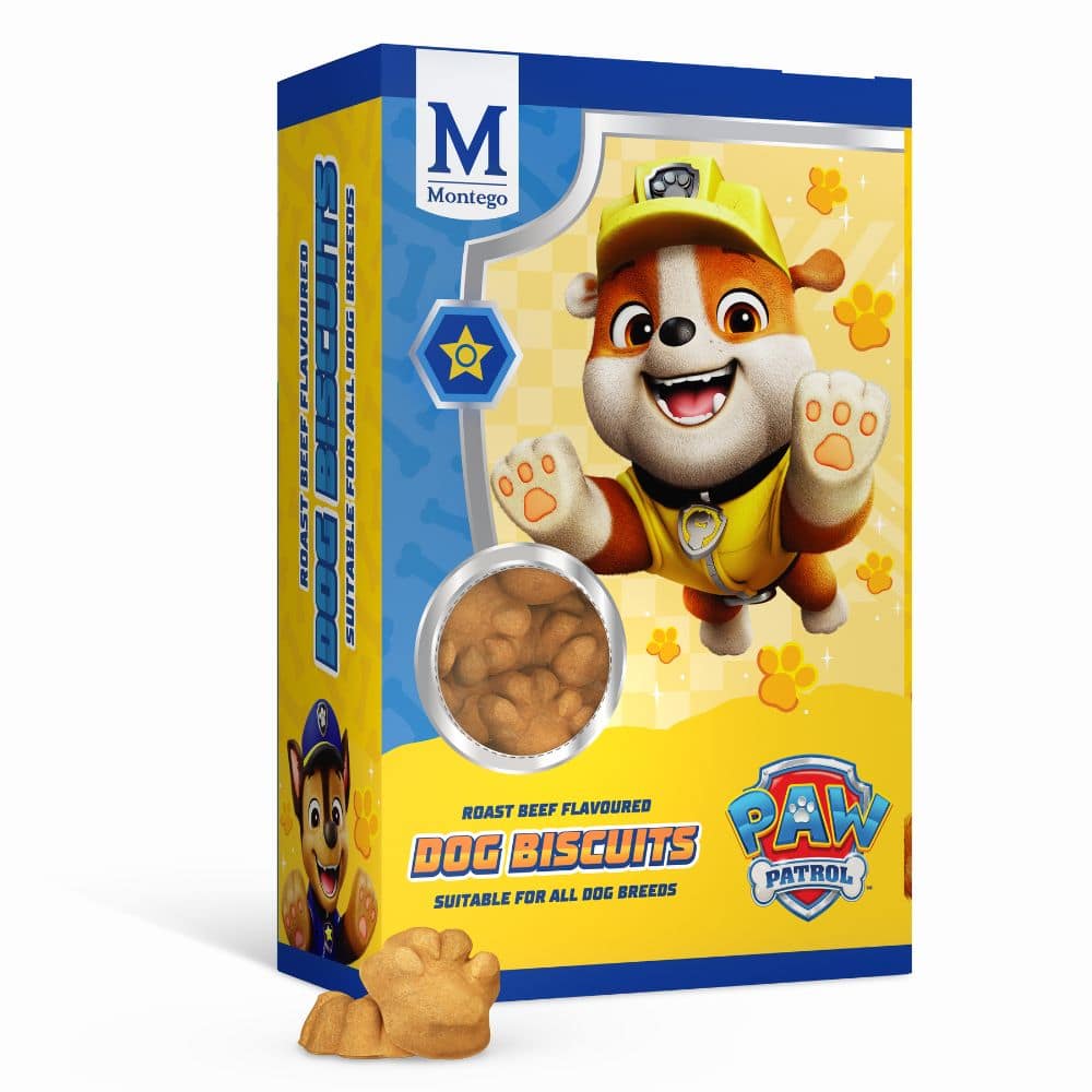 Montego Paw Patrol Roast Beef Flavoured Dog Biscuits | Pet Hero