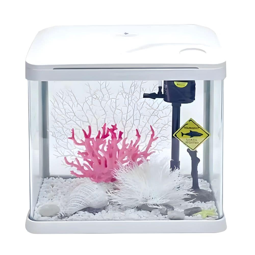 fish tanks accessories gauteng PakyKai Large Tank Decorations, Mountain View Aquarium Ornament with Tree House Cave Bridge Artificial Plastic Plants Aquarium Decorations Home & Kitchen Akwa Aquarium Starter Kit Plus