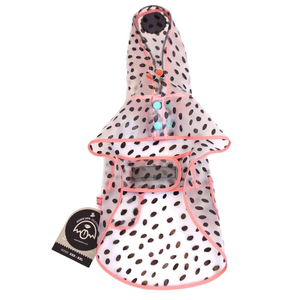Dog's Life Raincoat Spots Pet Hero