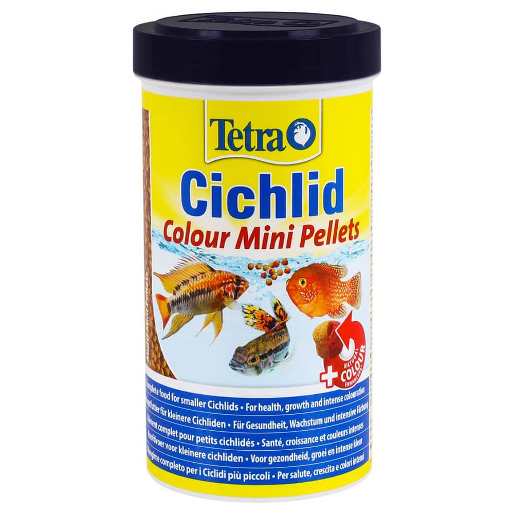 Tetra Cichlid Colour Mini Pellets - 170 G | Pet Hero