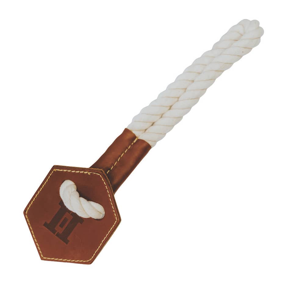 Huntlea Dog Tug Toy with Hex Leather