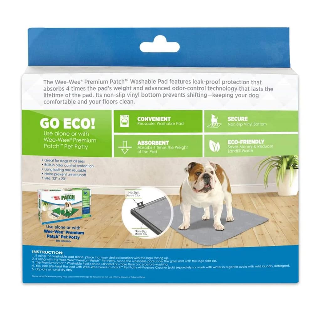 Wee-Wee Premium Patch Washable Dog Pee Pads Pet Hero