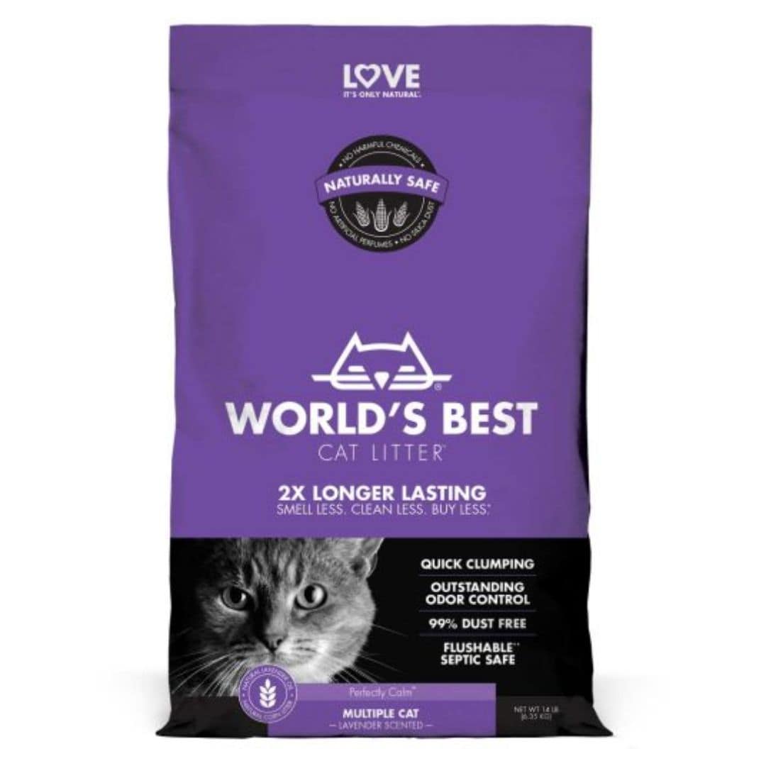 World's Best Cat Litter Lavender Scented Pet Hero