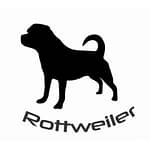 Billabone Silhouette Sticker - Rottweiler