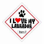 Billabone - "I Love my Labrador" On Board Sign