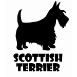 Billabone Silhouette Sticker - Scottish Terrier
