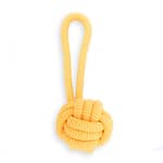 Dog's Life Rope Knot - yellow