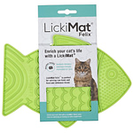 LickiMat-Felix-Cat-green