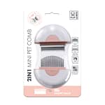 M-Pets 2-in-1 Mini Pet Comb for Short Hair - Pink