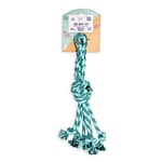 Ball-with-Tassel-Rope-Dog-Toy-Green