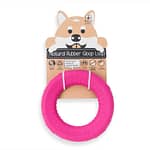 Dogs-Life-Natural-Rubber-Dog-Toy-Gloop-Loop-Pink