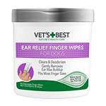Vets Best Ear Finger Wipes For Dogs