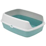 Moderna Maryloo With Rim Litter Tray - Large (Recycled) Blue