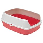 Moderna Maryloo With Rim Litter Tray - Large (Recycled) Red
