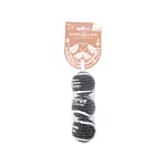 Dog’s Life Best Fetch-it Pack of 3 Small Dog Tennis Balls-black