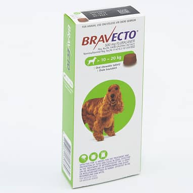 can bravecto cause problems with dogs skin