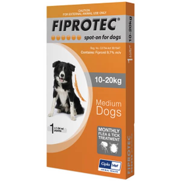 Fiprotec 10 kg - 20 kg Medium Dog