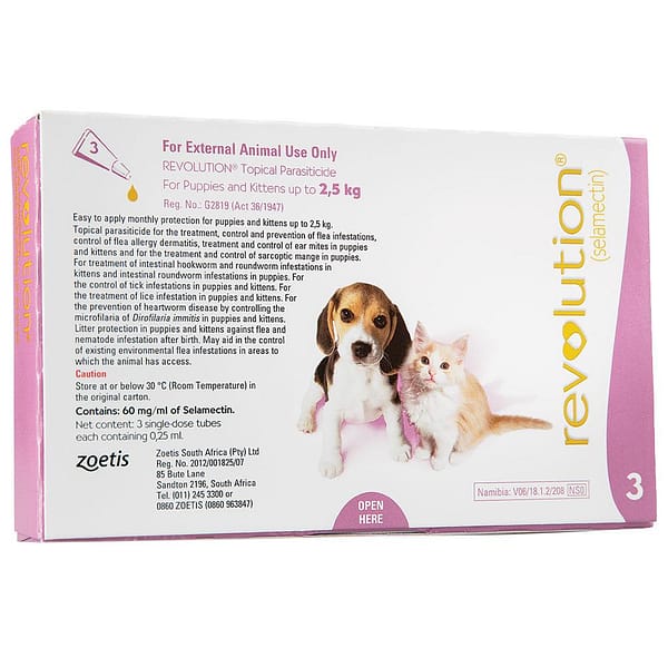 Revolution for Puppies and Kittens (up to 2.5kg)