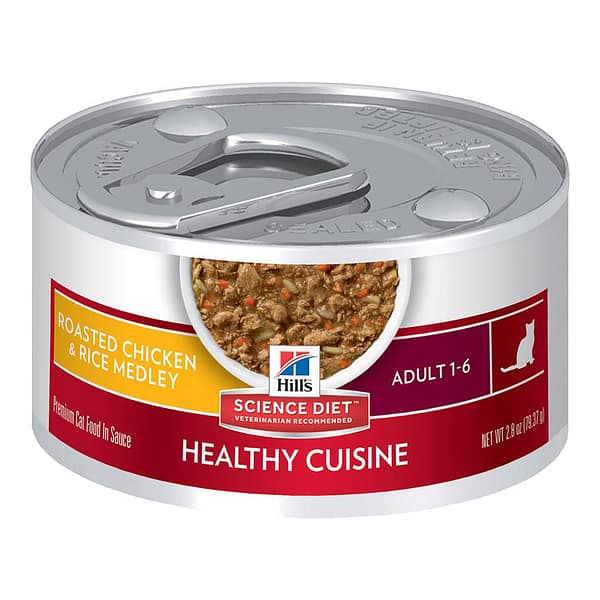 Hill's Science Plan Adult Wet Cat Food Chicken and Rice Medley