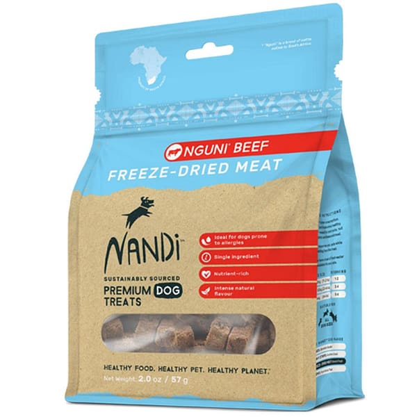 Nandi Freeze-Dried Meat Beef Dog Treats