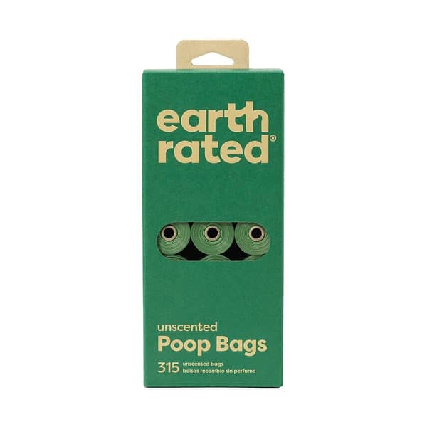 Earth Rated 315 Pet Poop Bags on 21 Refill Rolls (Unscented)
